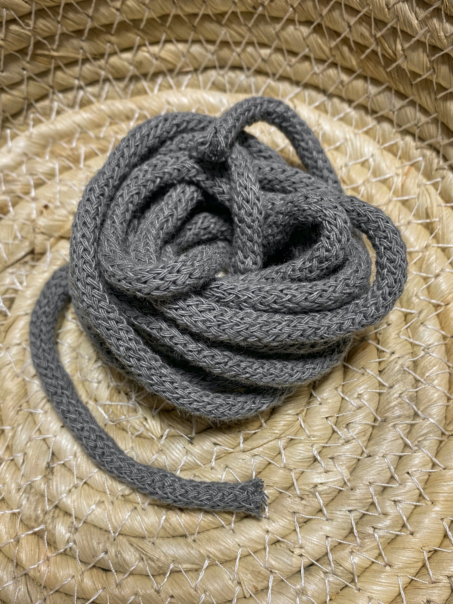 Kordel 5mm stahlgrau