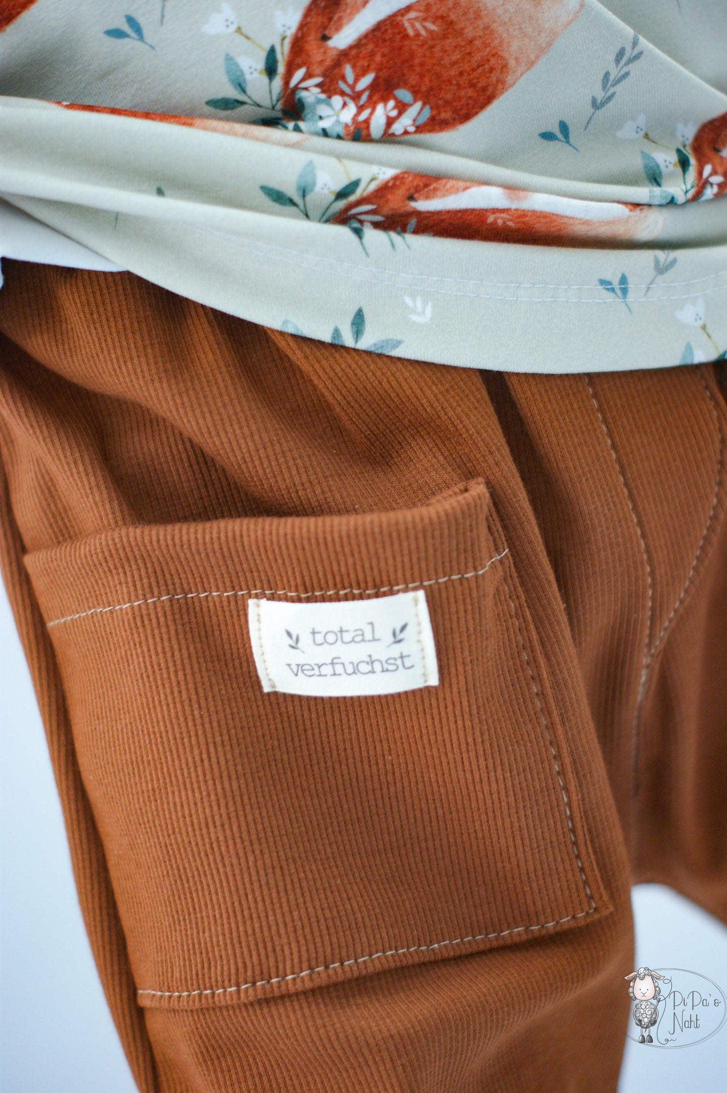 Total verfuchst Baumwoll Label