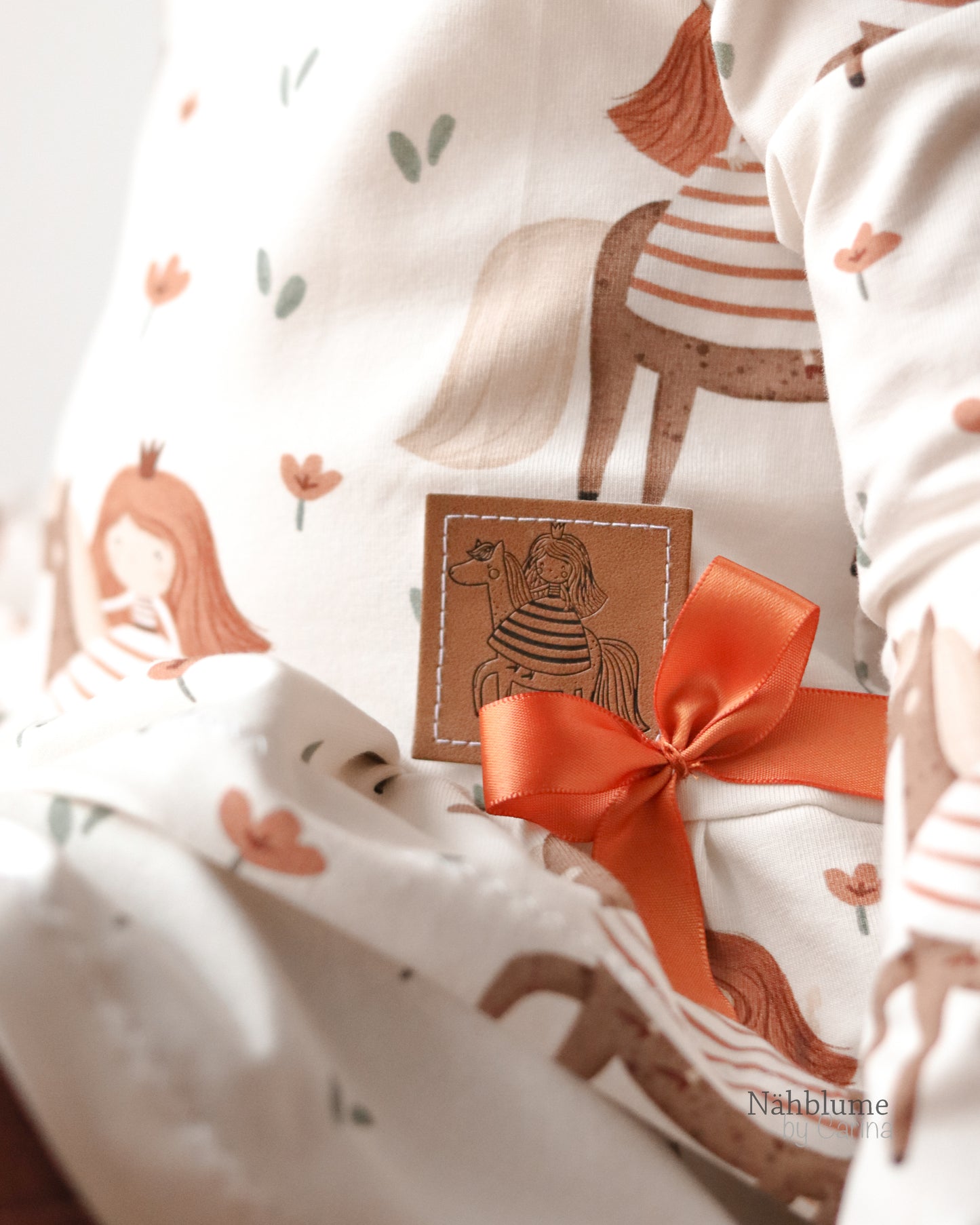 Prinzessin auf dem Pferd Label