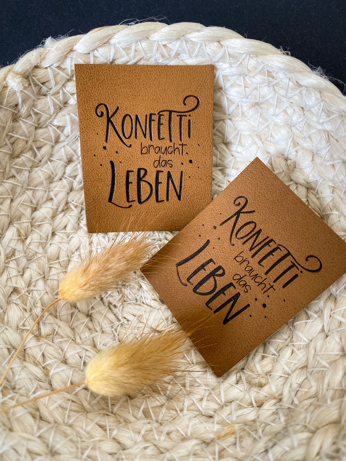 Konfetti braucht das Leben Label