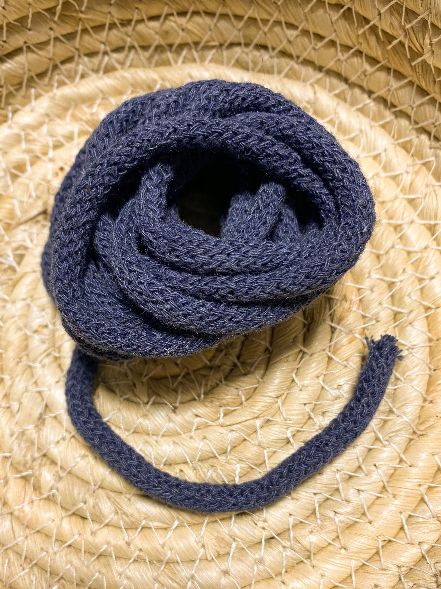 Kordel 5mm jeansblau