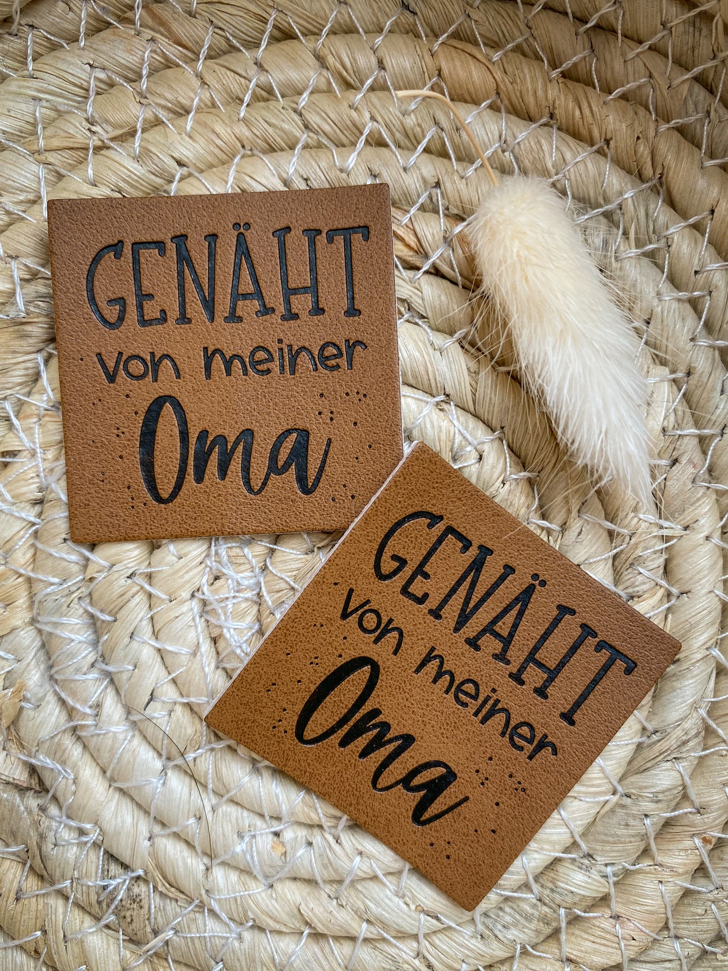 Genäht von meiner Oma Label