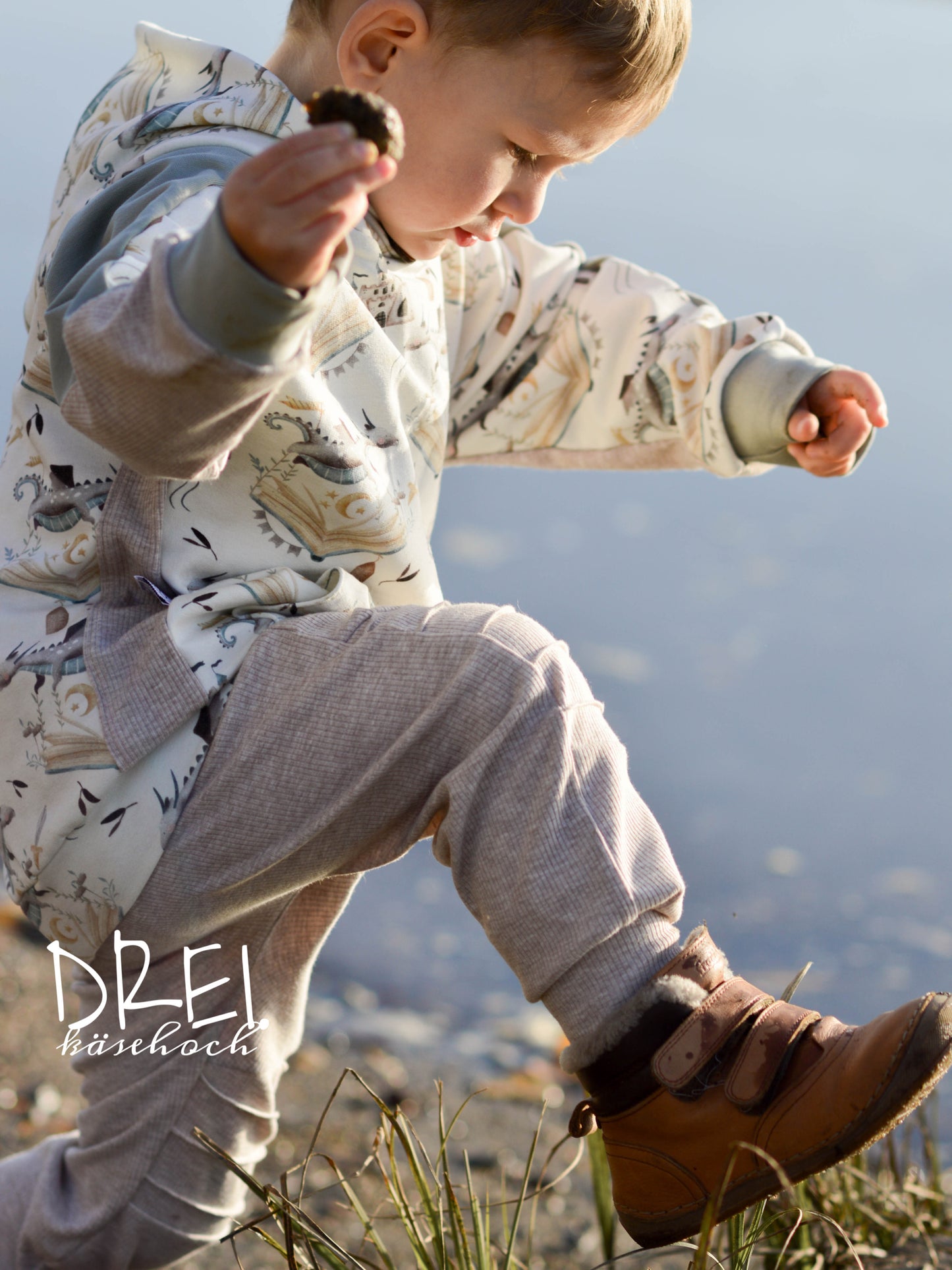Rib Jersey beige Melange
