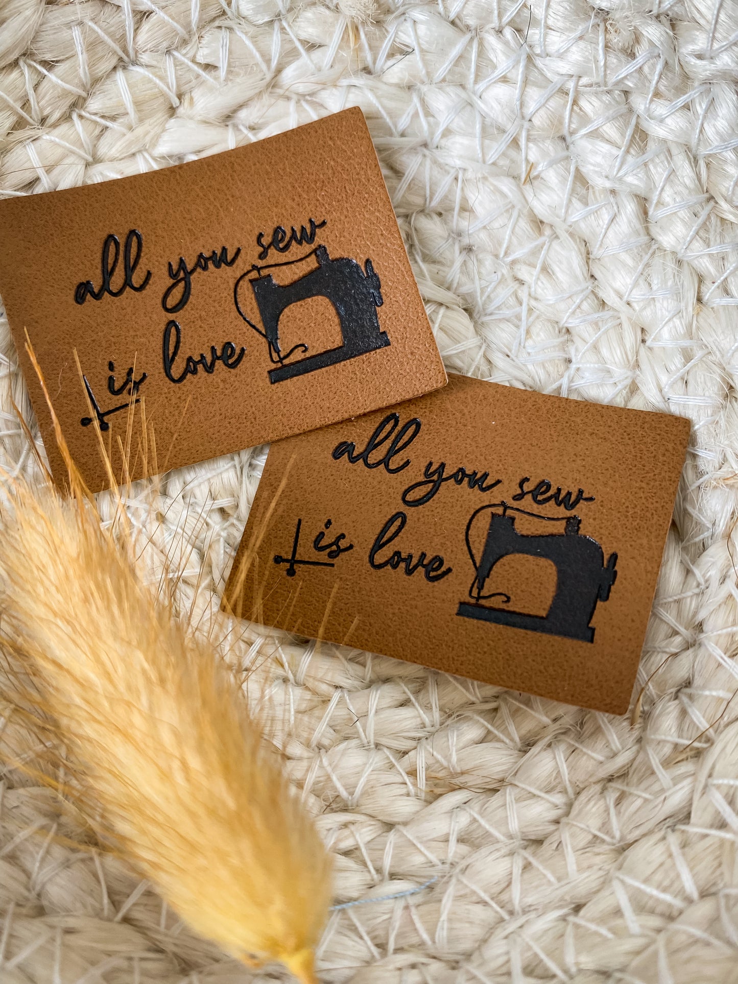 All you sew is love Label