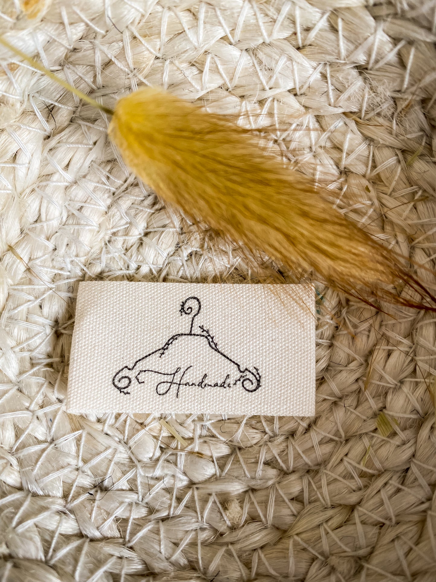 Handmade Bügel Baumwoll Label