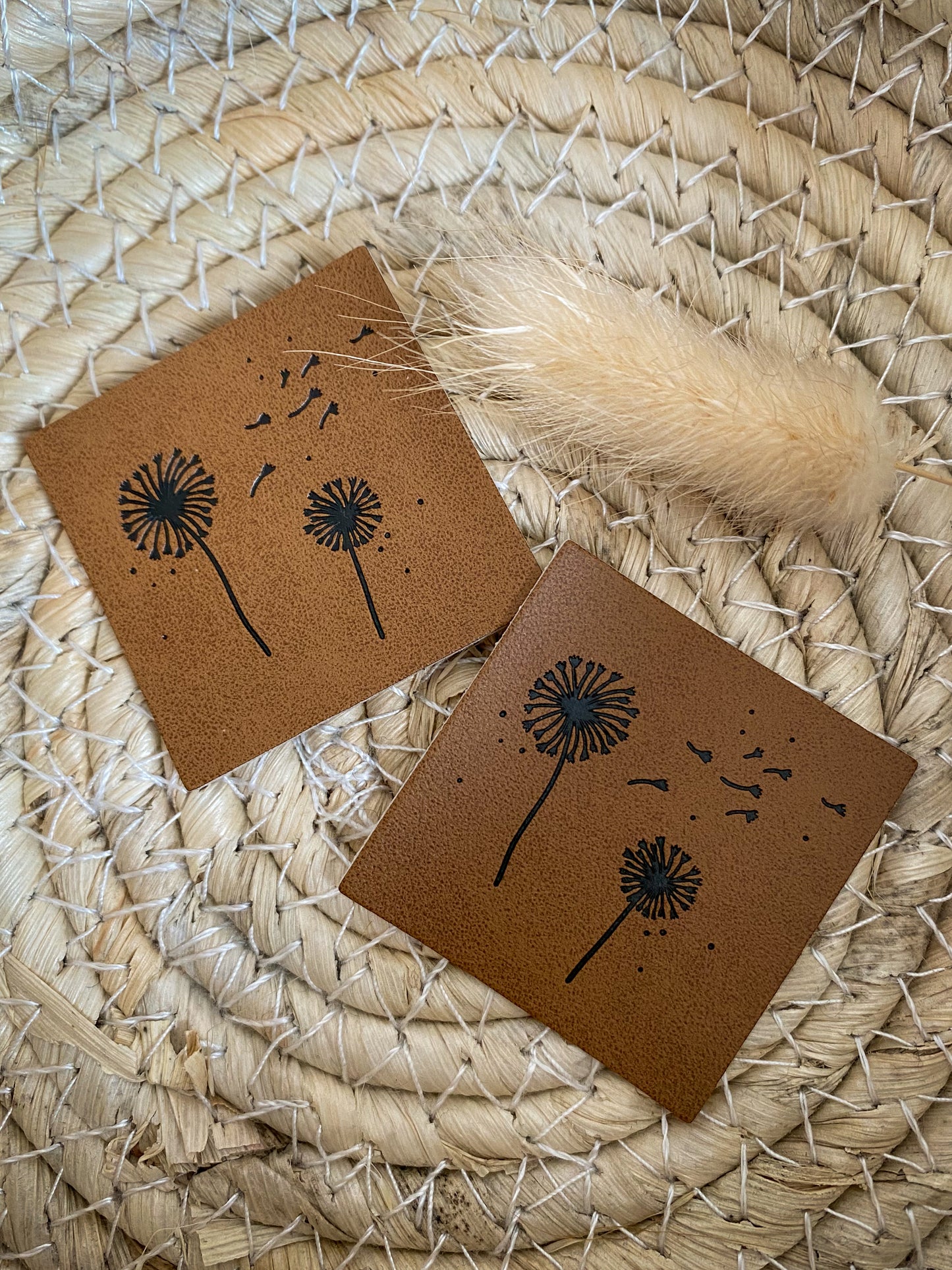 Pusteblumen - Kunstleder Label