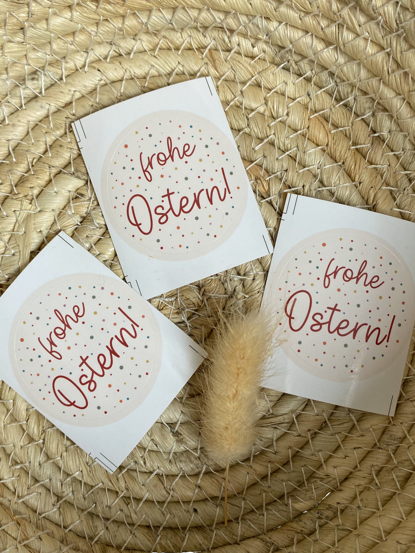 Frohe Ostern Aufkleber