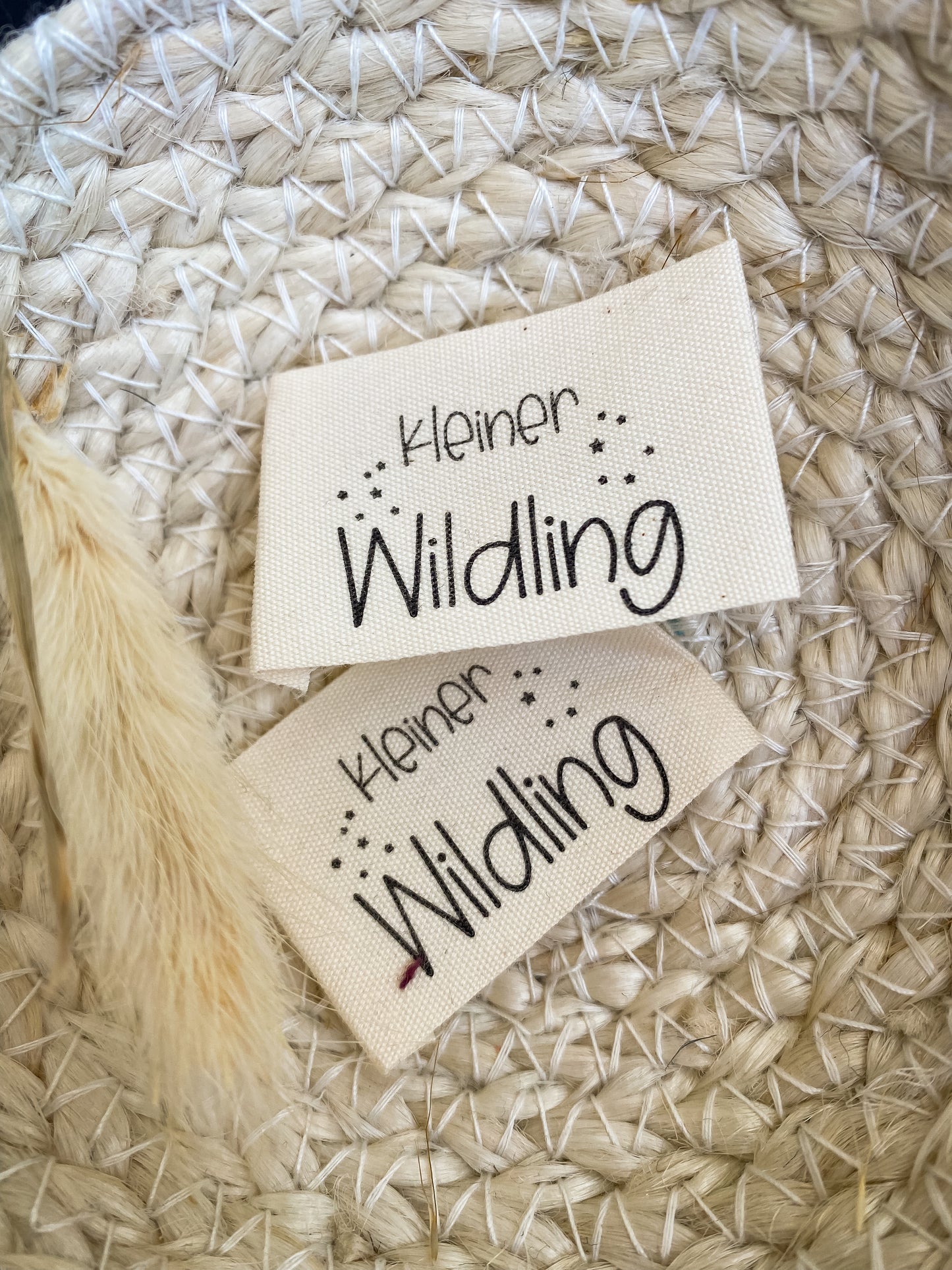 kleiner Wildling Baumwoll Label