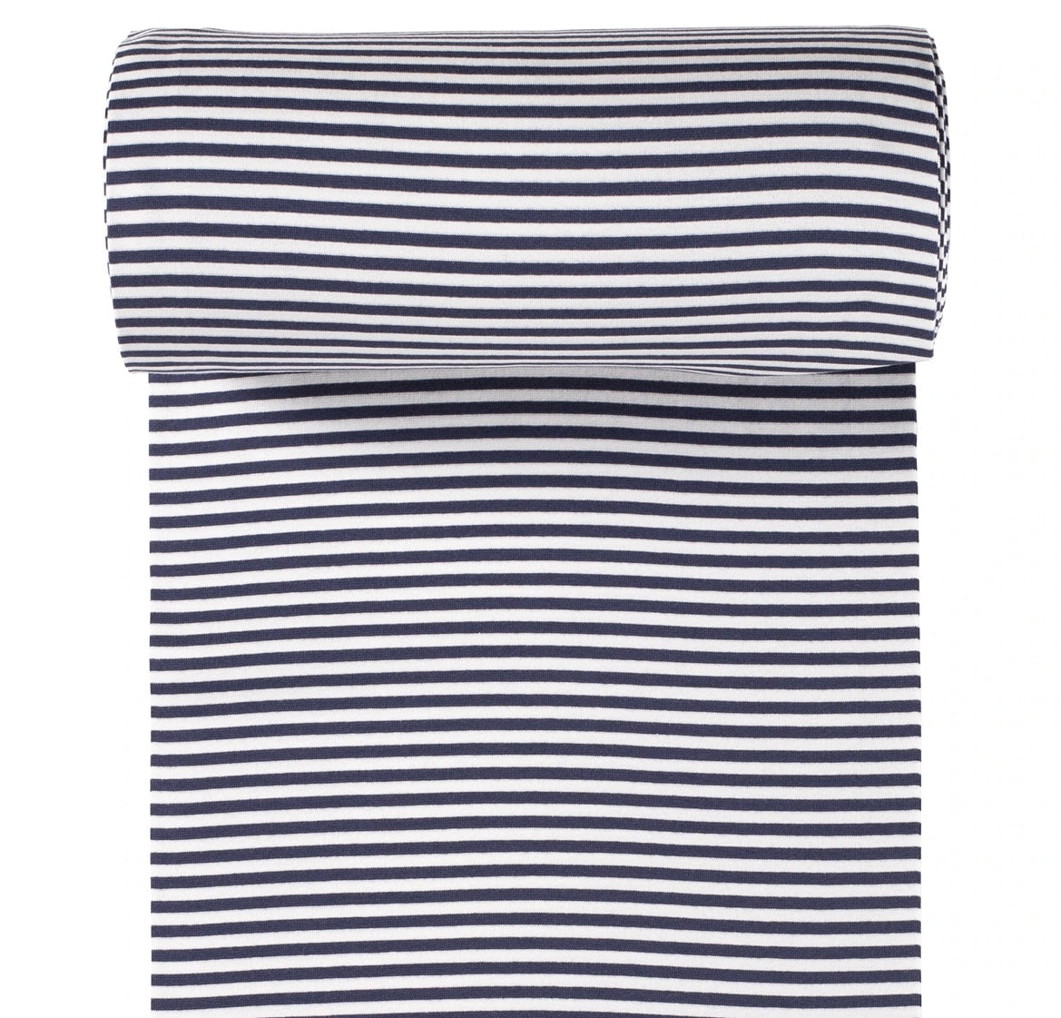 Bündchen navy/weiß gestreift