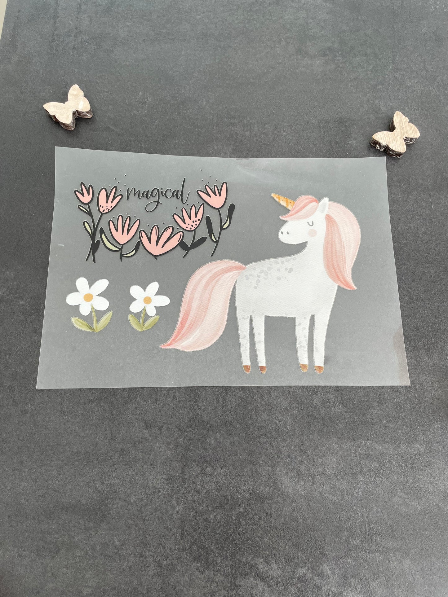 Magical Unicorn Bügelbild groß