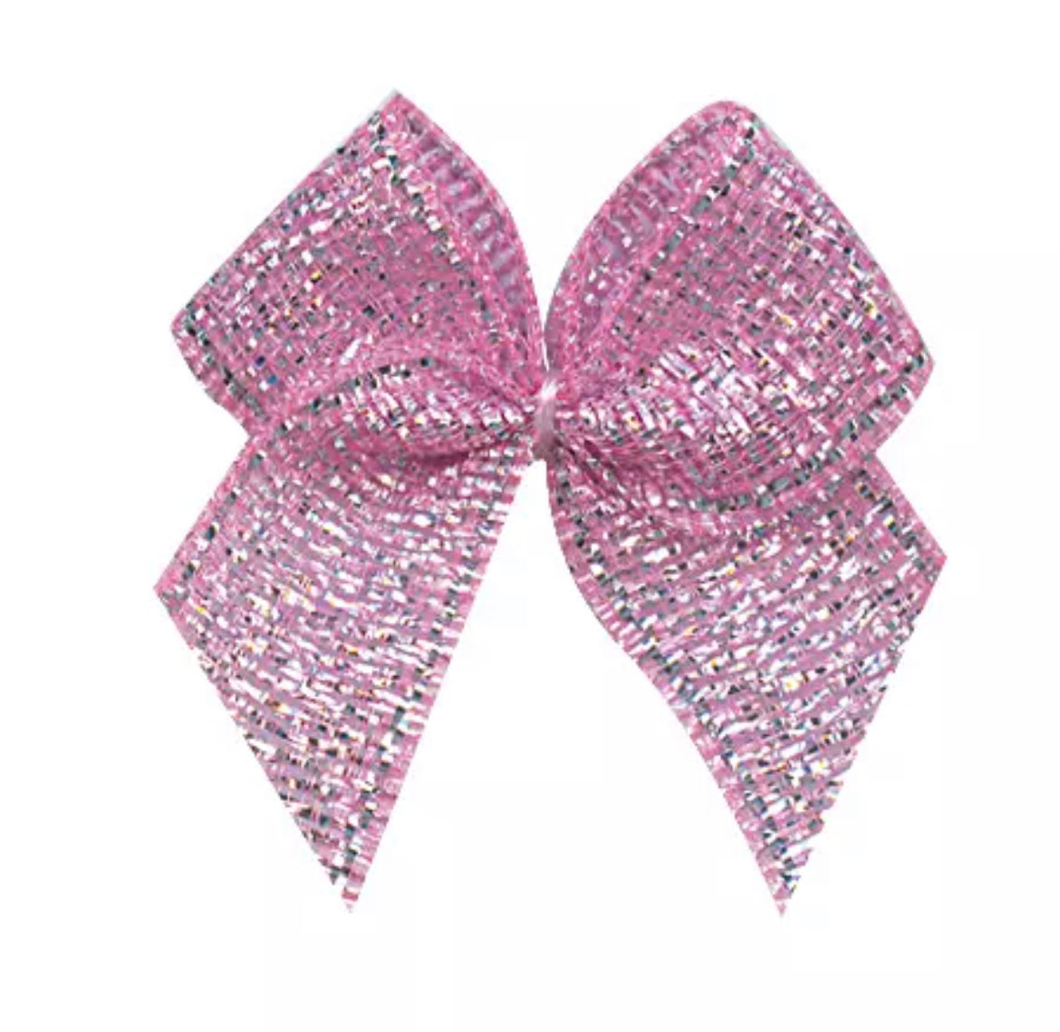 kleine Schleife - rose glitter