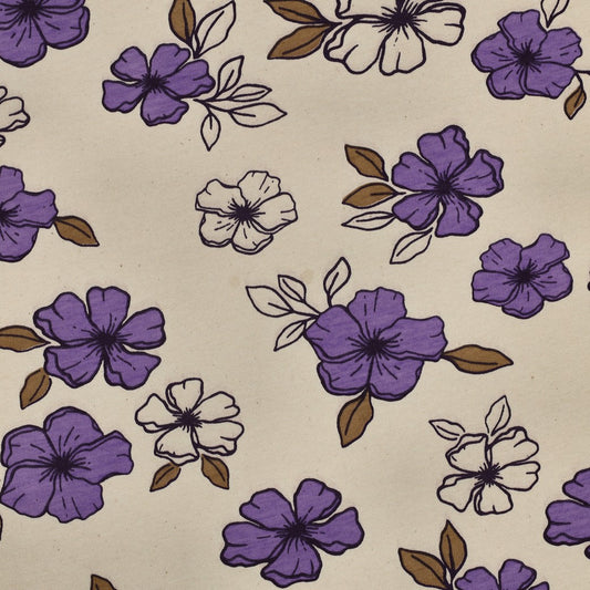 Soft Sweat - lila Naturblumen