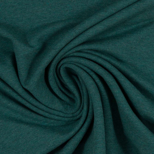 Jersey smaragd melange - swafing