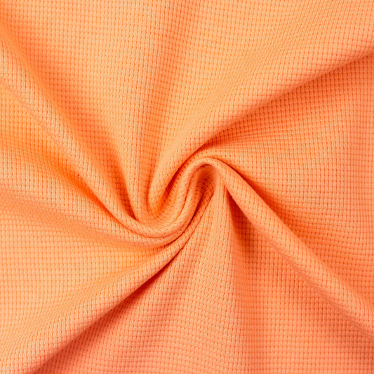 Waffelstrick Jersey apricote