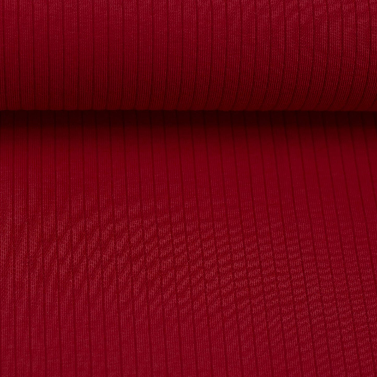 Breit Rib Jersey rot