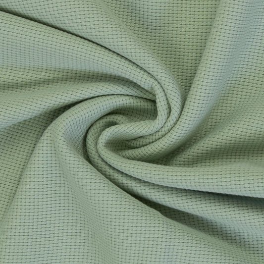 Waffelstrick Jersey mint - swafing