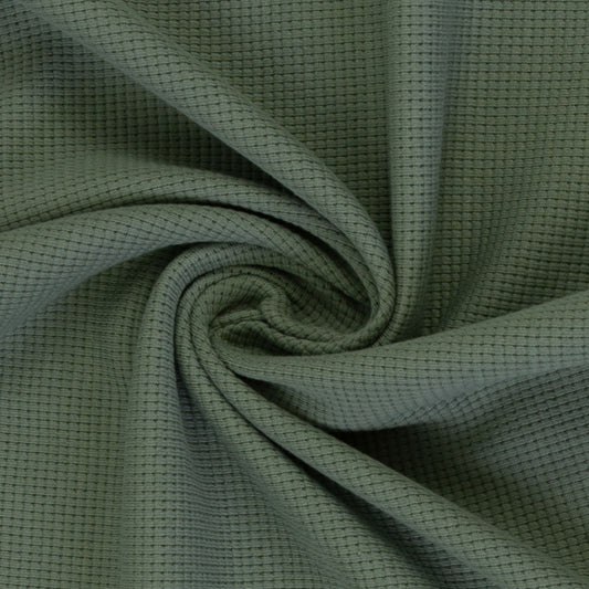 Waffelstrick Jersey altmint - swafing