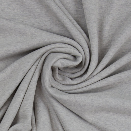 Alpenfleece hellgrau melange - swafing