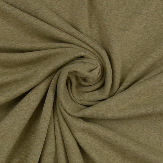Alpenfleece khaki melange - swafing