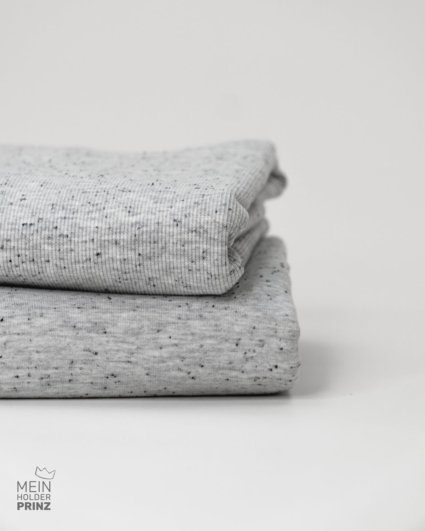 Konfetti grey - Rib Jersey
