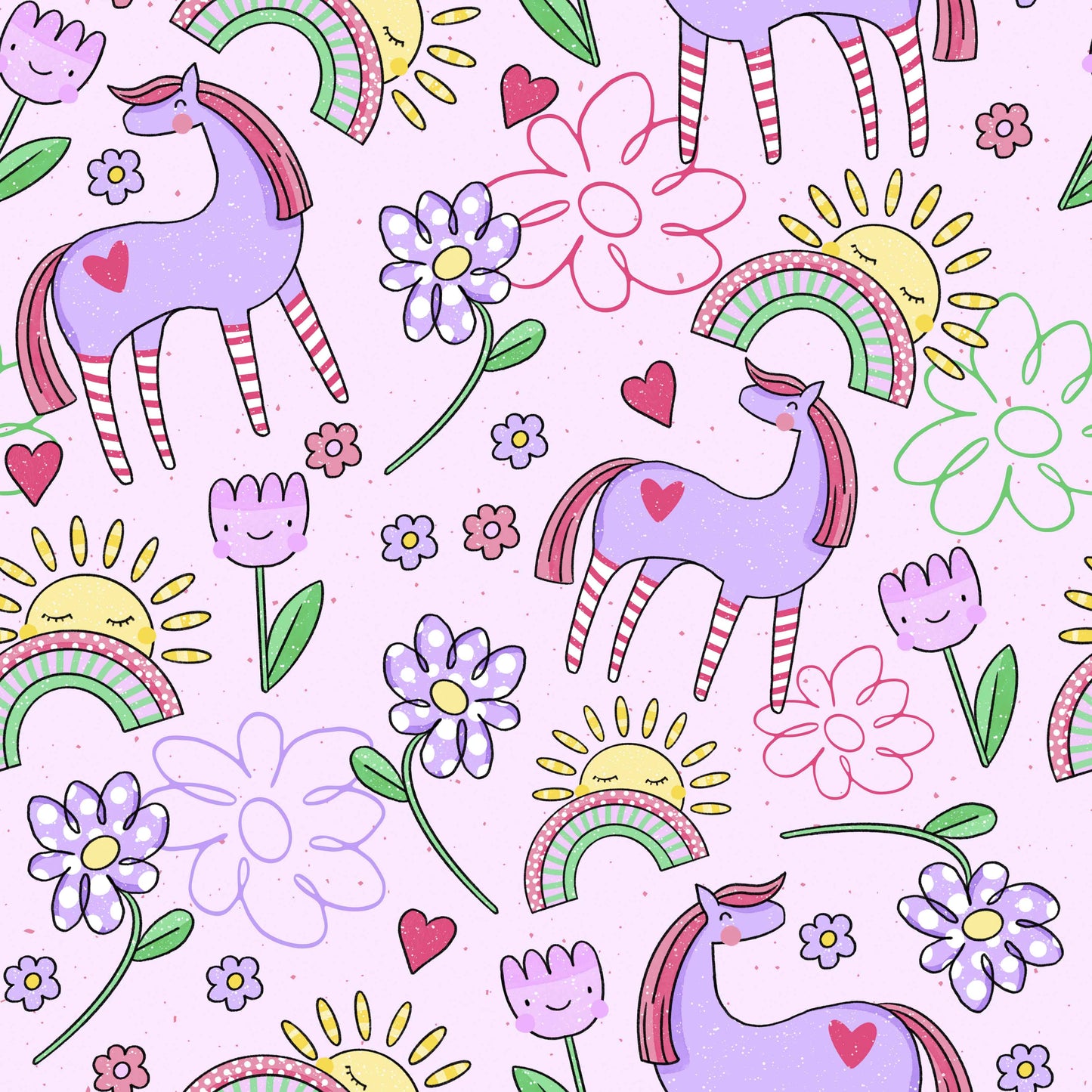 Ein bunter Tag mit Pferdi - Jersey