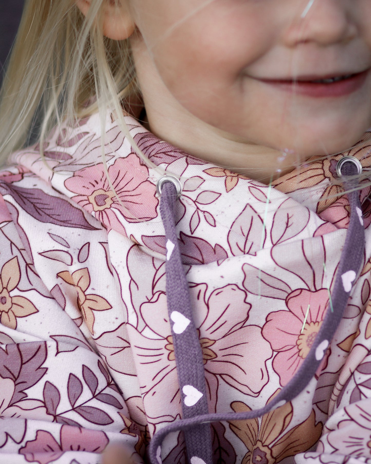 Kordel Herzen mauve