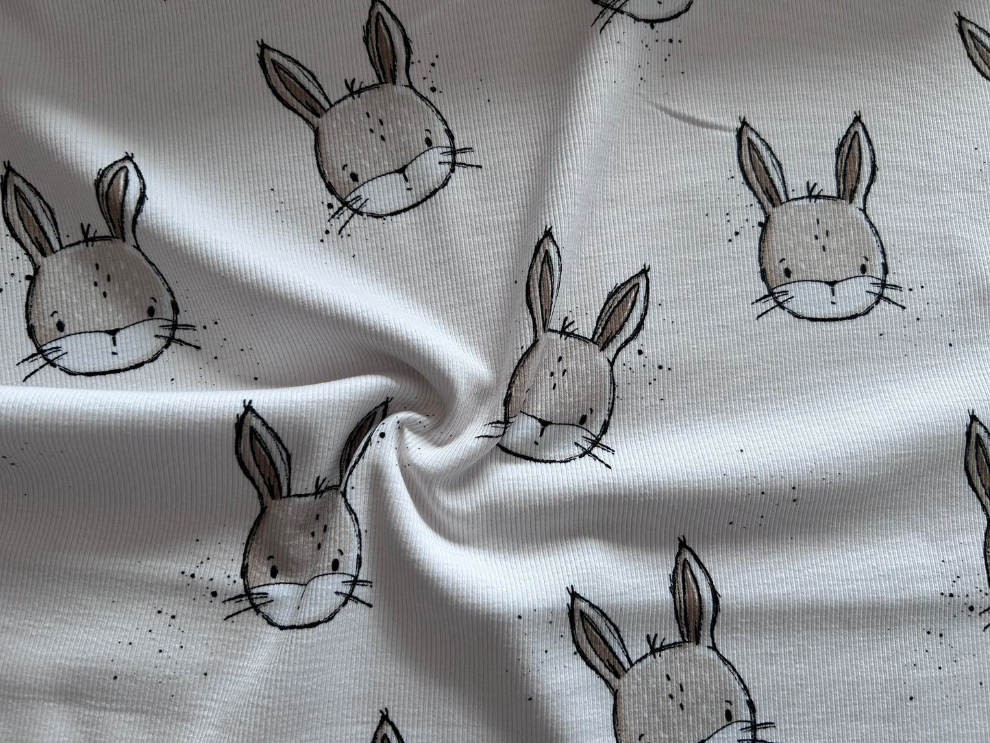 REST 40cm Hase Socke - Bio Rib Jersey