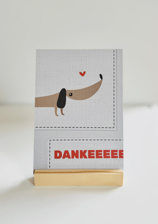 DANKEEEEE - Postkarte