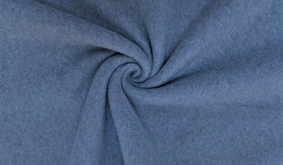 Double Fleece jeansblau melange
