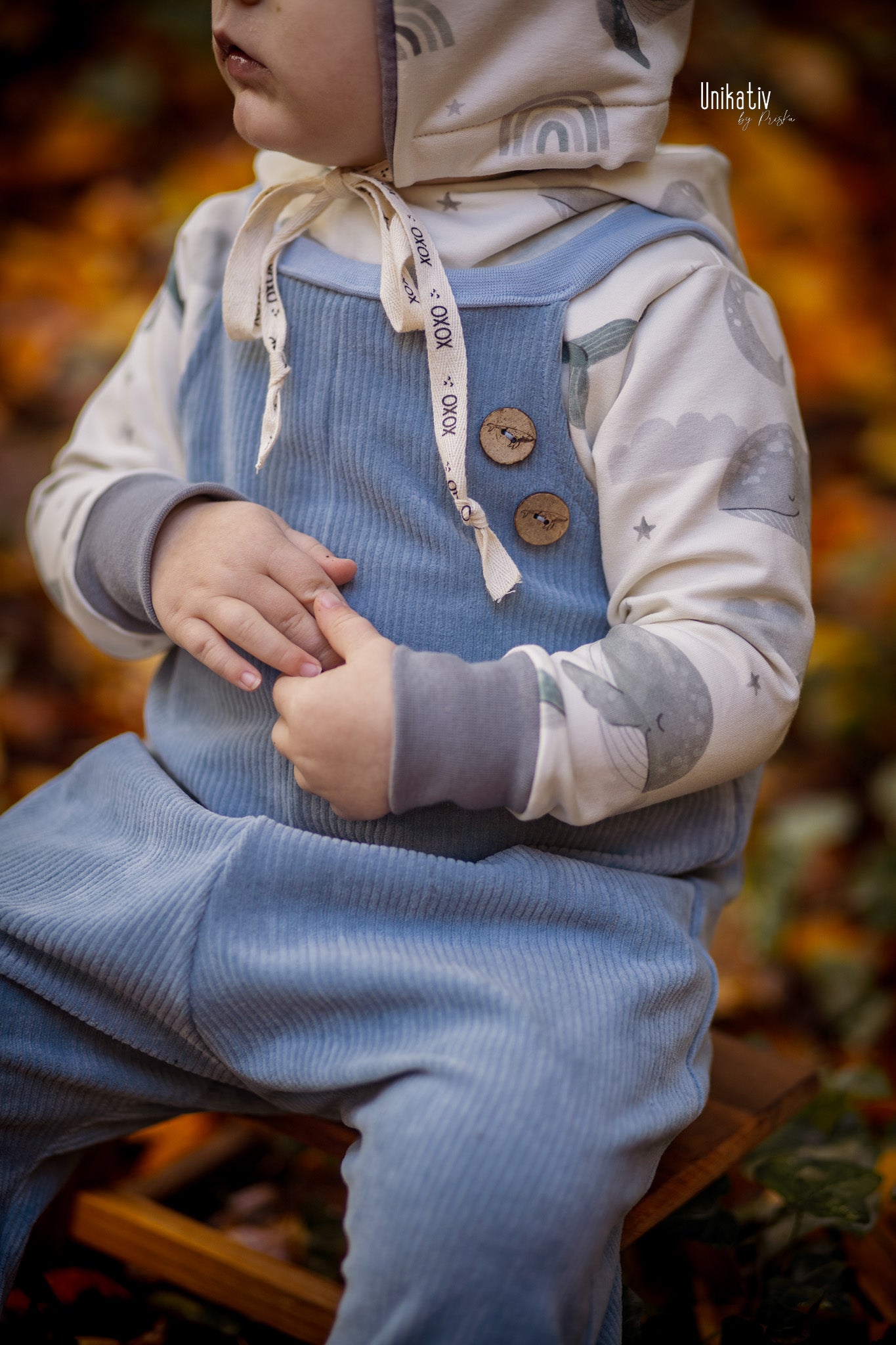 Cord Jersey dusty blue
