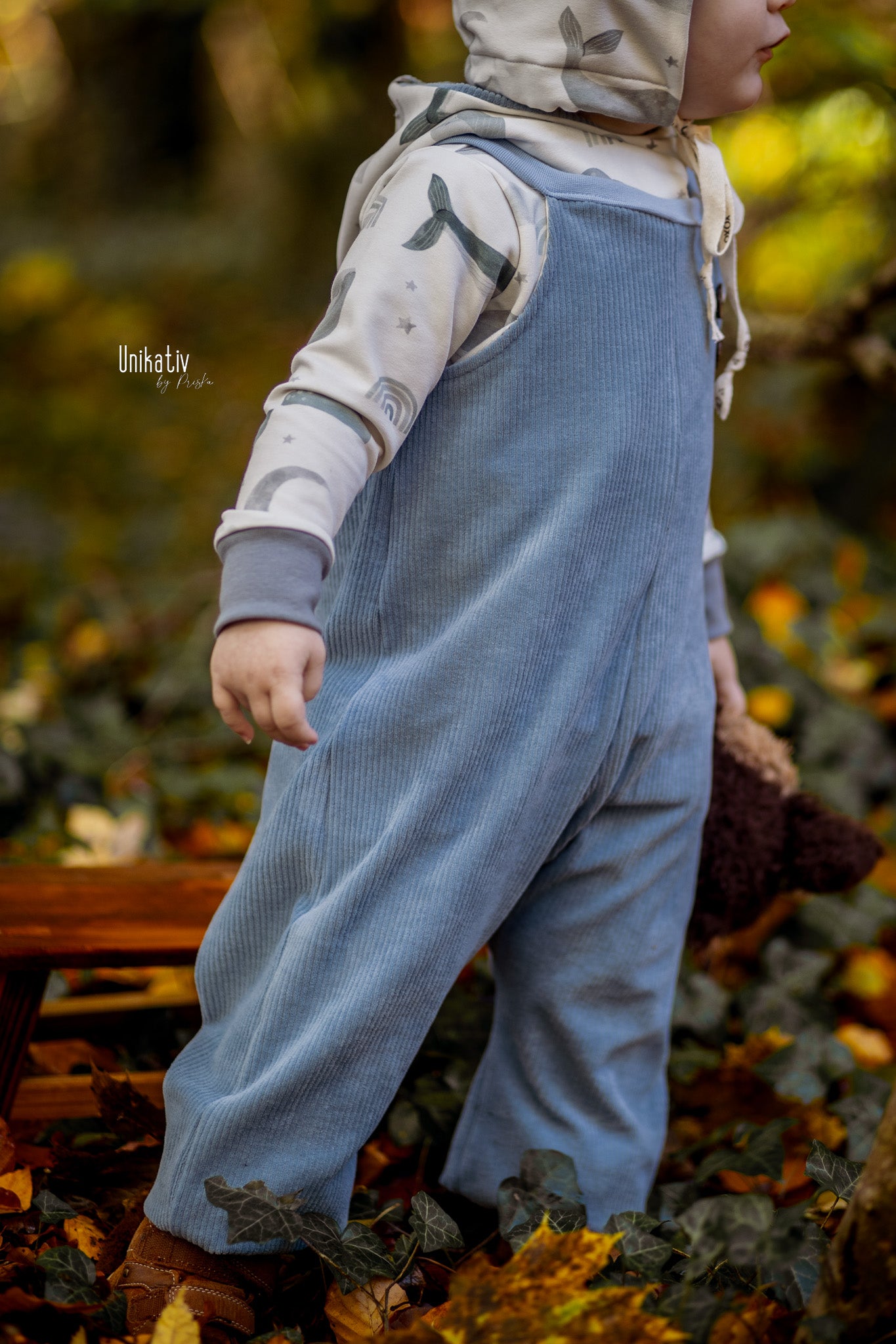 Cord Jersey dusty blue