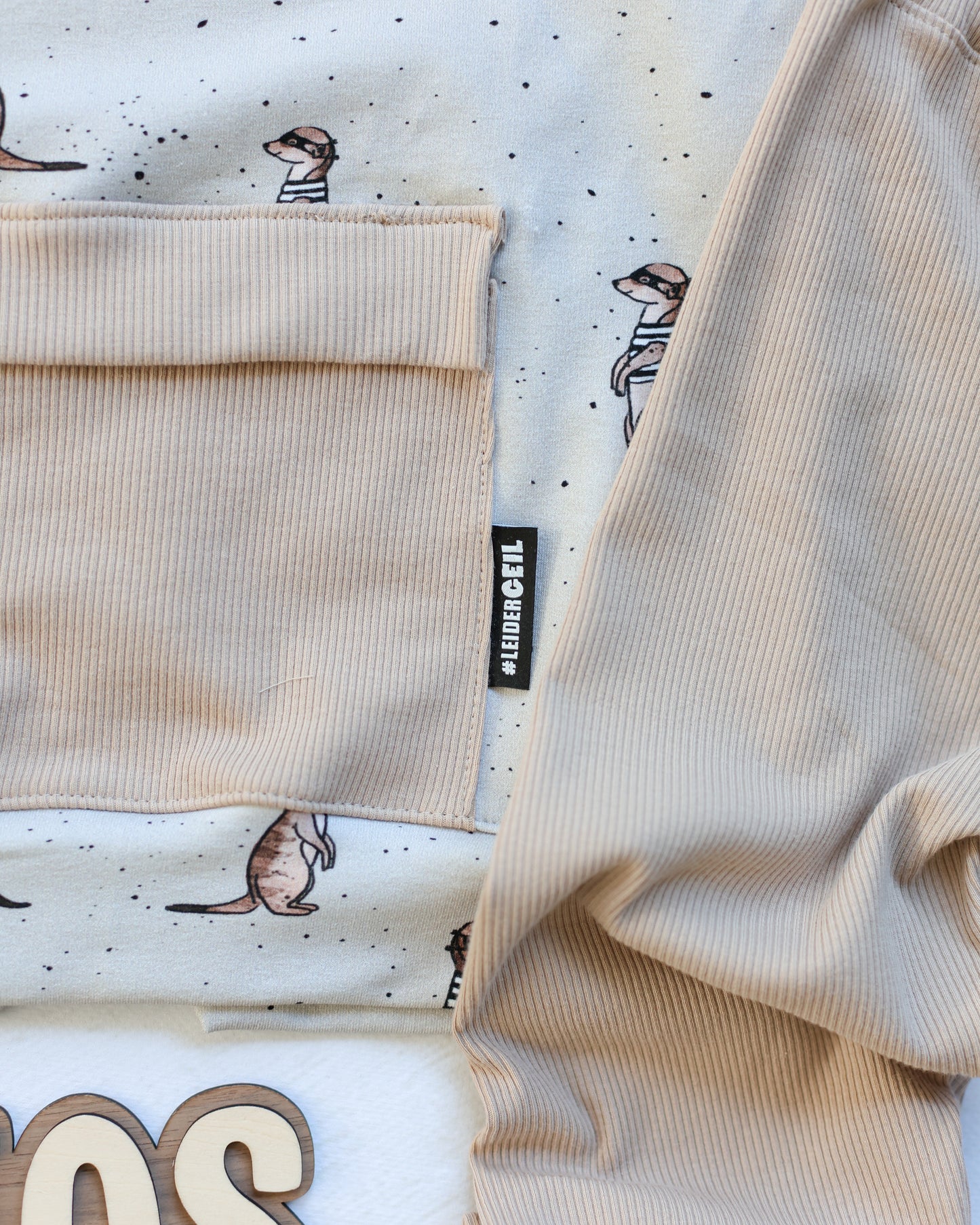 Karl Brüder sand- Streifen - French Terry