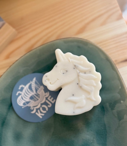 Einhorn - Körper & Hände - Soleseife Mohn+Rose