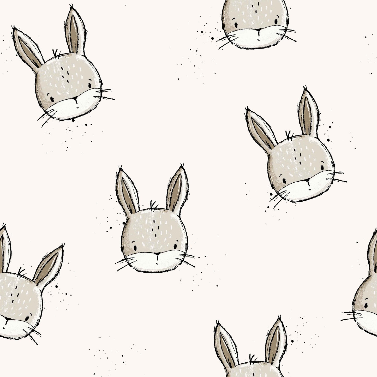 Hase Socke creme - French Terry