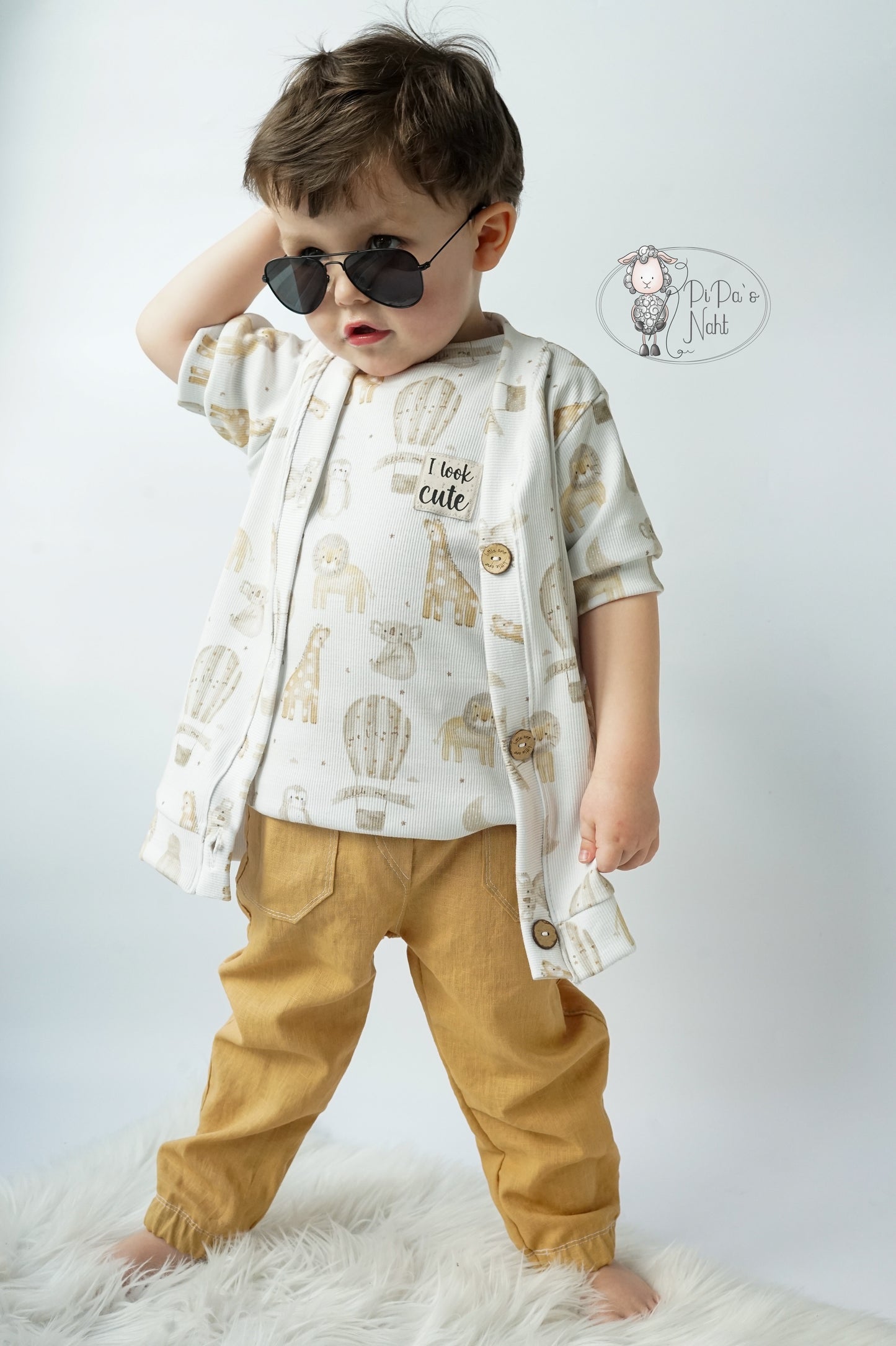 Rest 0,32m Little Animals - Bio Rib Jersey
