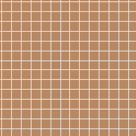 Mini Grid Braun Kombi Brezel - French Terry