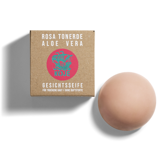 Gesichtsseife - rosa Tonerde/ Aloe Vera
