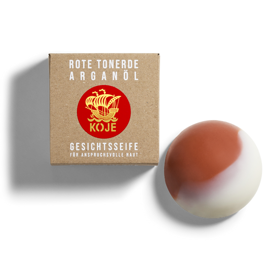 Gesichtsseife - Rote Tonerde / Arganöl