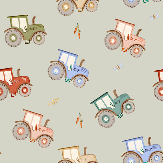 Traktoren bunt grün - Jersey