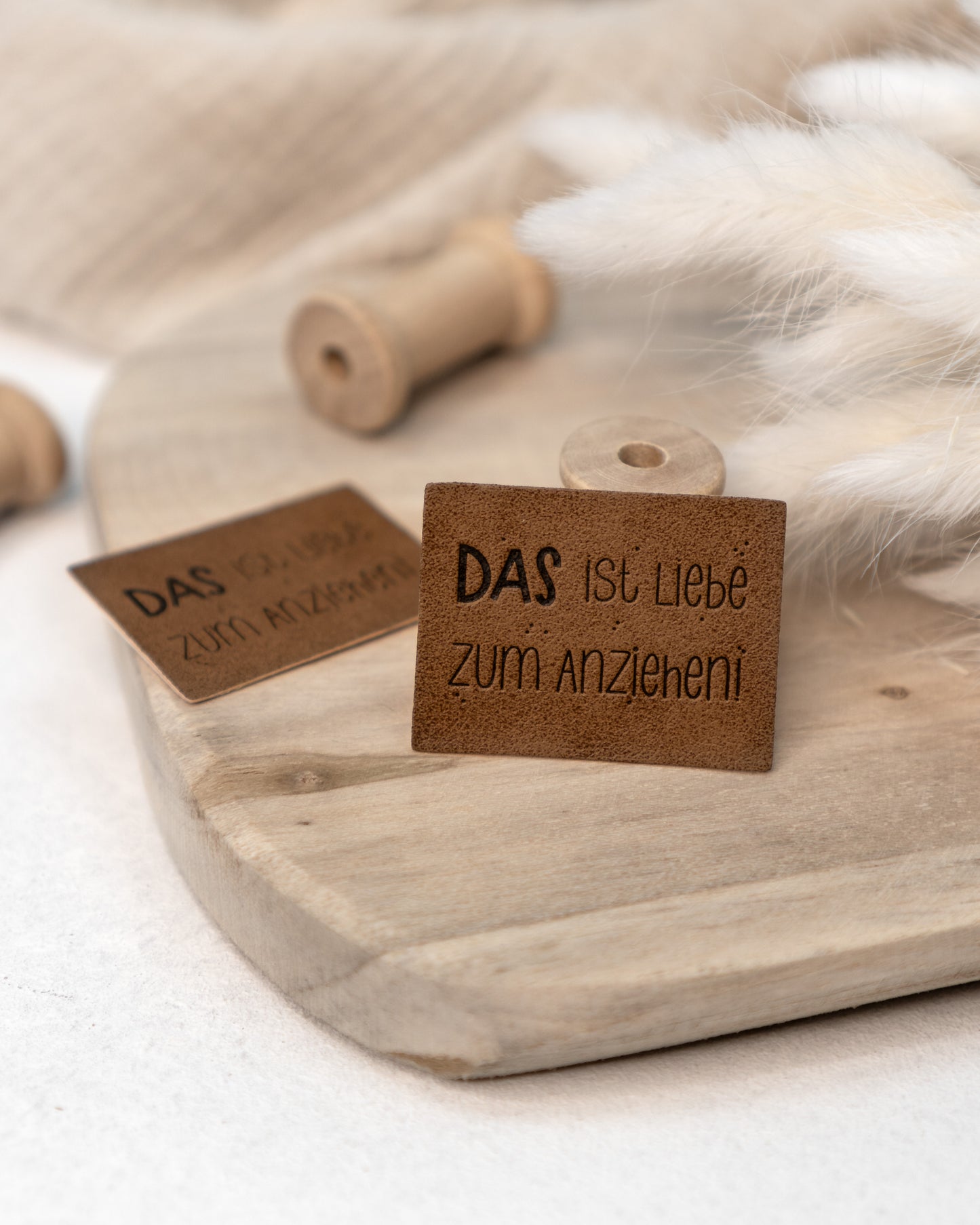 Das ist Liebe zum Anziehen - Kunstleder Label