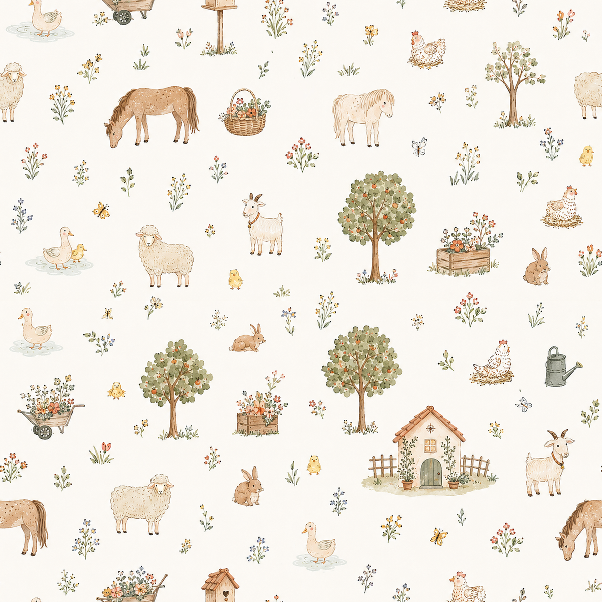 Bauernhof scandi - French Terry x Atelier DreiFaden VORBESTELLUNG