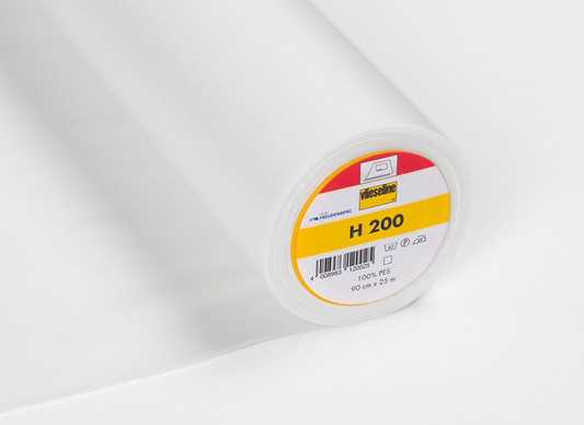H200 - Vliesline weiß 90cm - Bügeleinlage Softline