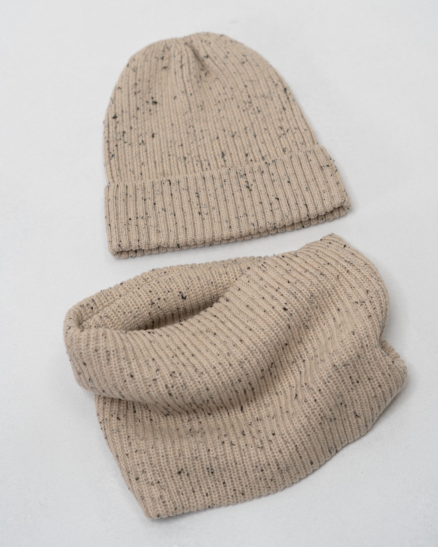 Strick Loop - konfetti oat