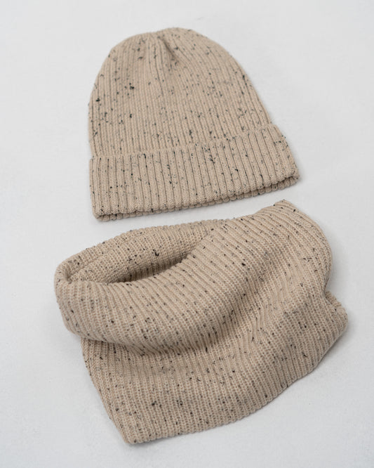 Strick Loop - konfetti oat