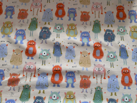 Monster bunt - Bio Rib Jersey -