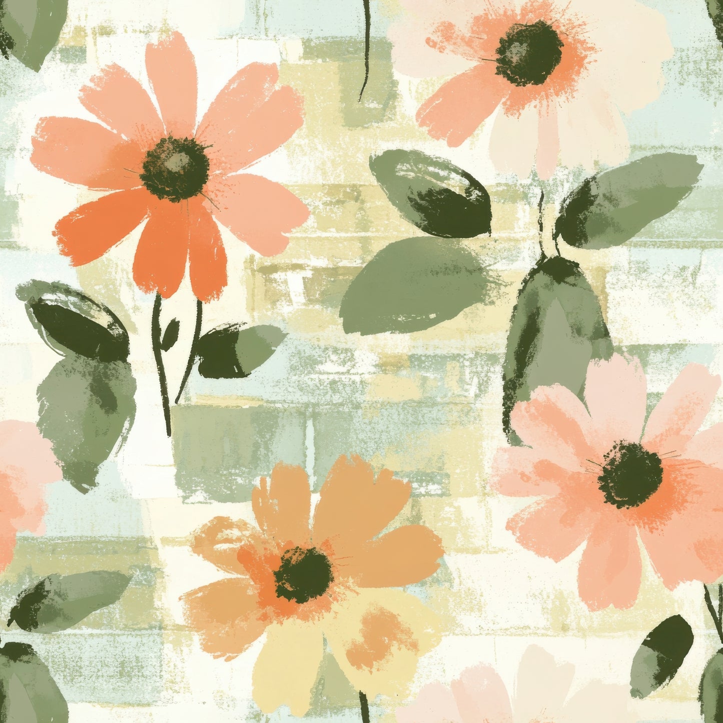 Painted Flowers - Jersey