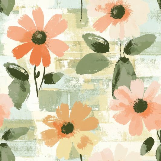 Painted Flowers - Jersey