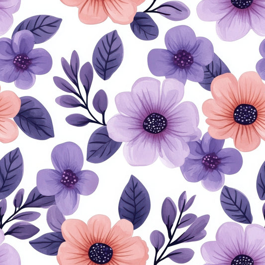 Violett Flowers - Jersey