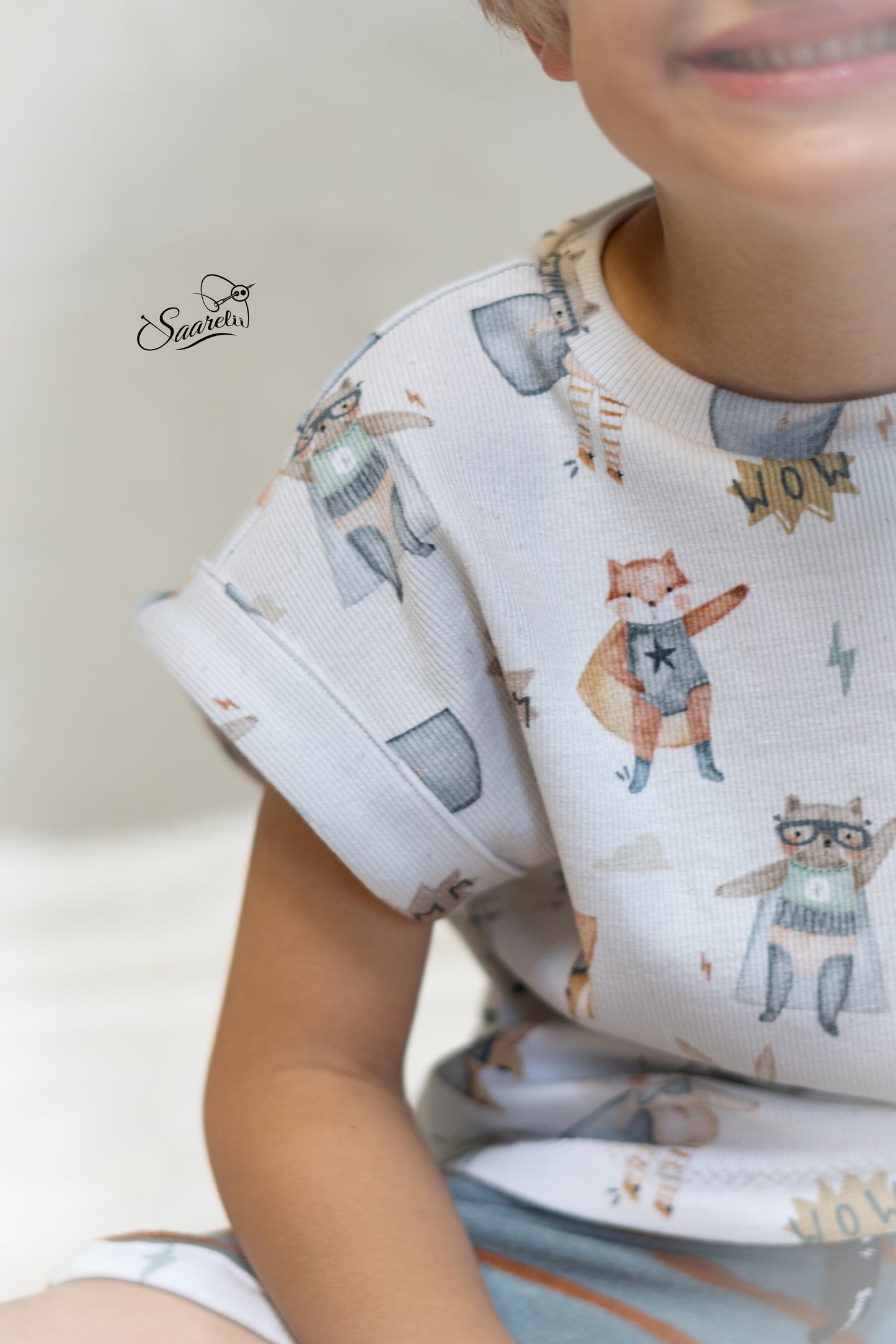 Superhelden Tiere - Bio Rib Jersey