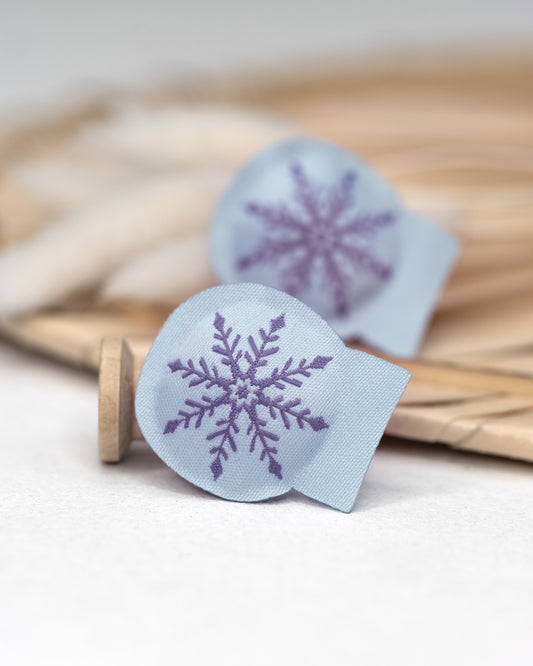 Schneeflocke - Puff Web Label